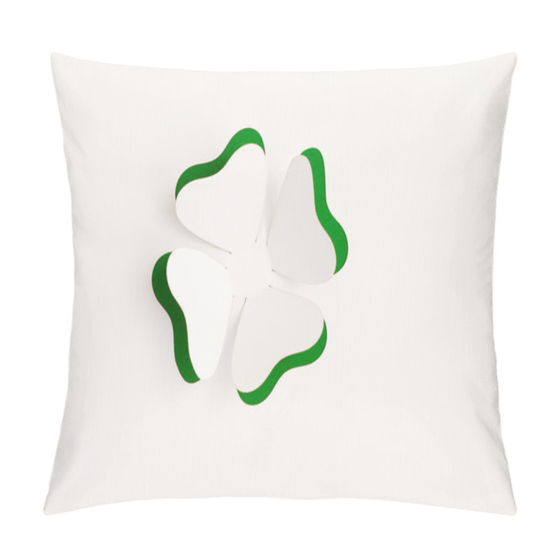 Personality  Patrick Clover Cut From Paper. Greeting Card. Pillow Covers