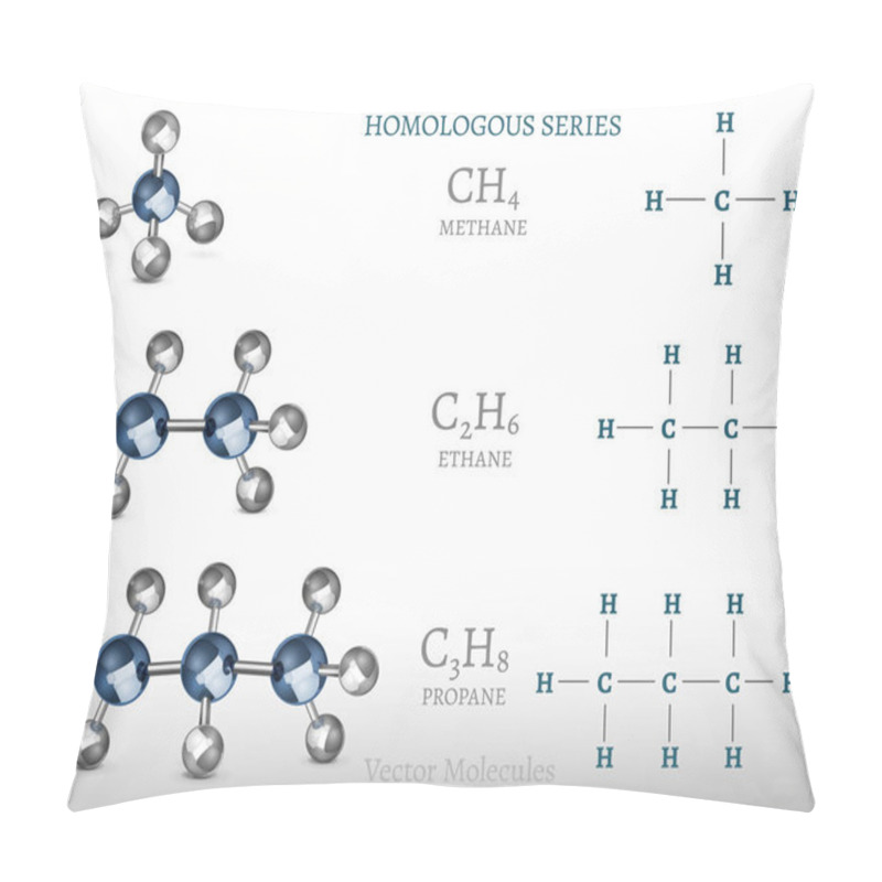 Personality  Propane Ethane Methane Pillow Covers