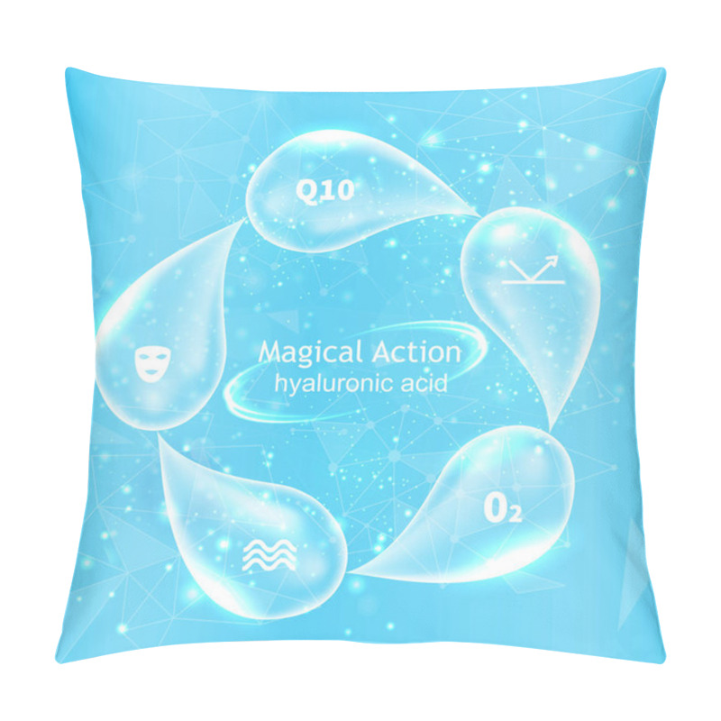 Personality  Magic Drops In Circle  Pillow Covers