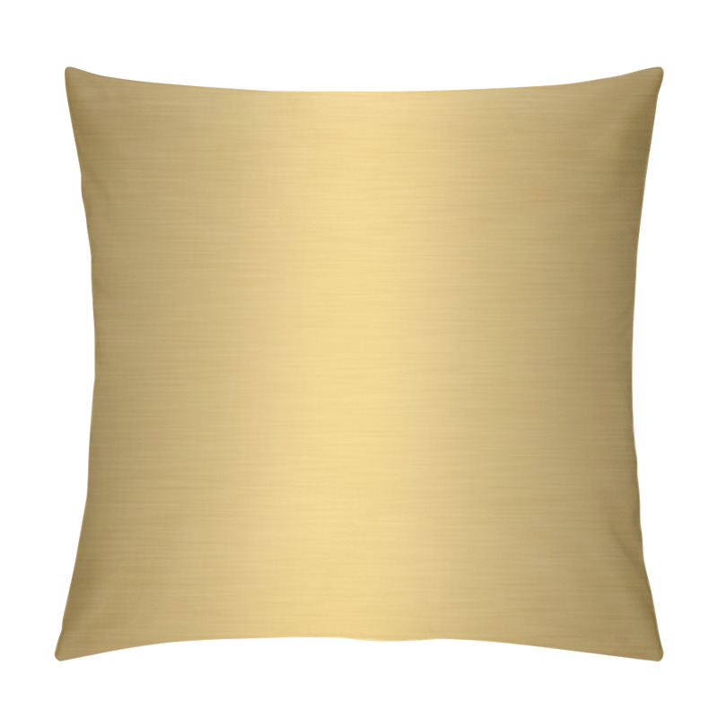 Personality  Brushed Gold Pillow Covers