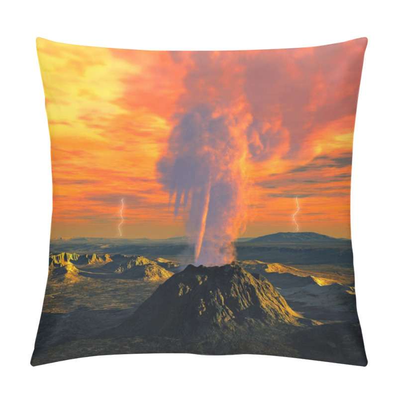 Personality  Volcanic Crater Pillow Covers