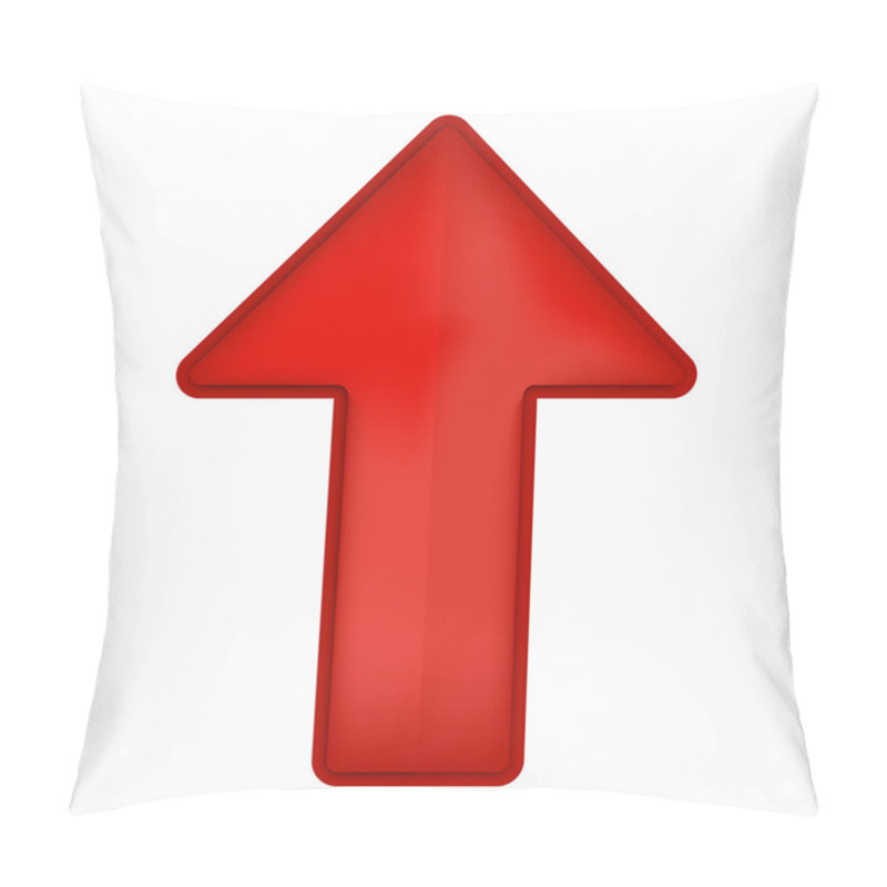 Personality  Red Arrow. Vector Pillow Covers