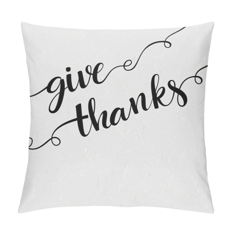 Personality  Lettering Thank You. Pillow Covers