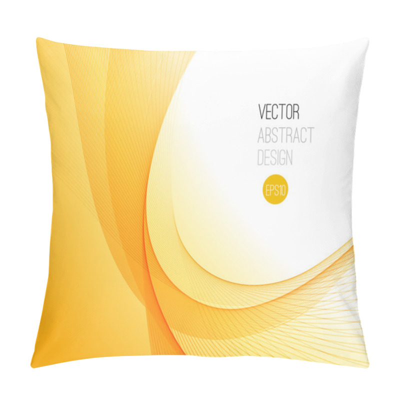 Personality  Abstract Smooth Wave Motion Illustration Pillow Covers