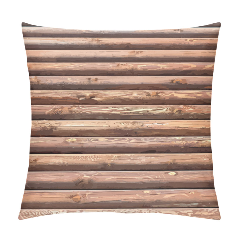 Personality  Wooden Logs Background Pillow Covers