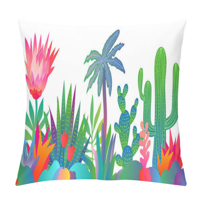 Personality  Fantasy Tropical Landscape.  Pillow Covers