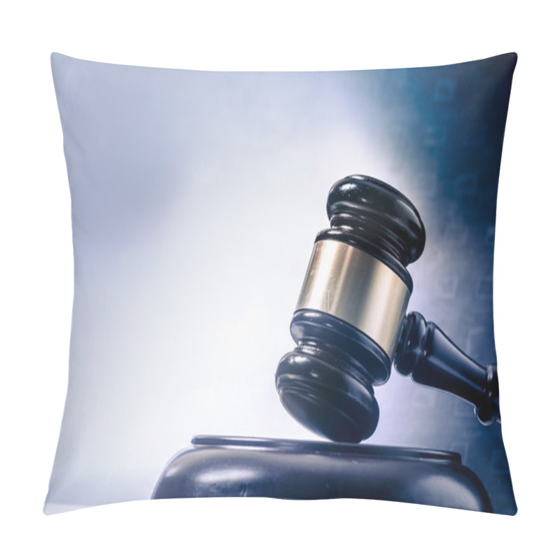 Personality  Law Legal Tech Cyber Web Concept Image Pillow Covers