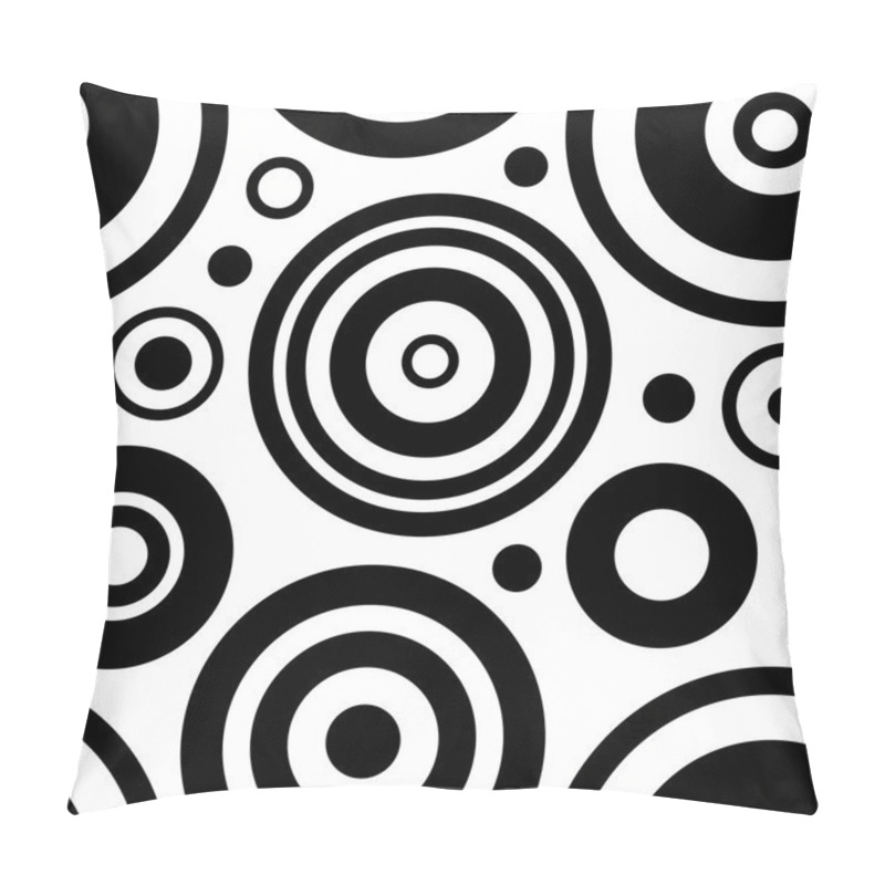 Personality  Seamless Circle Background Pillow Covers