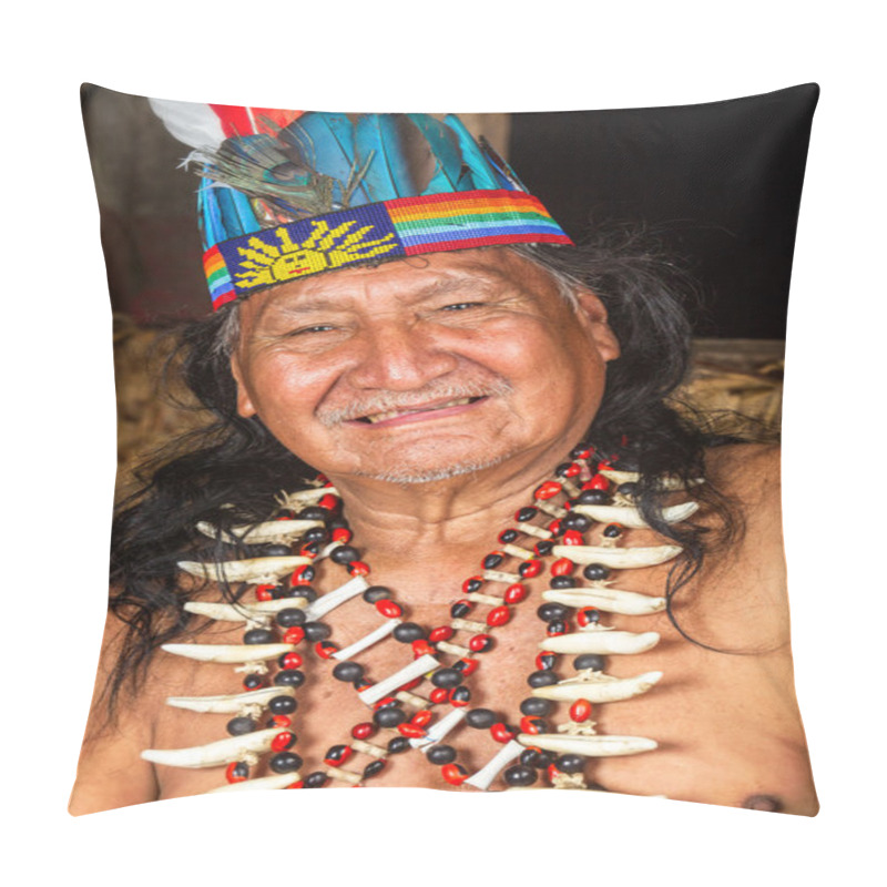 Personality  Amazonian Shaman Portrait Pillow Covers