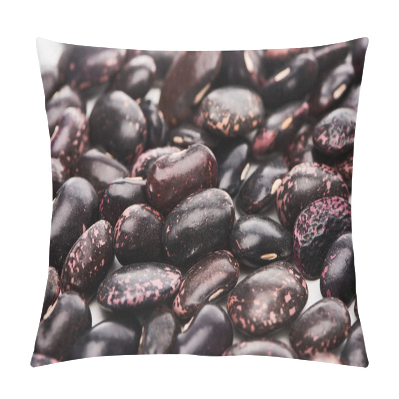 Personality  Close Up View Of Unprocessed Organic Black Beans Pillow Covers