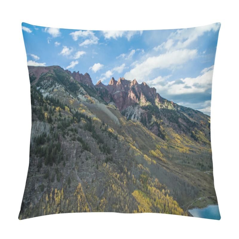 Personality  Maroon Bells Lake In Aspen Pillow Covers