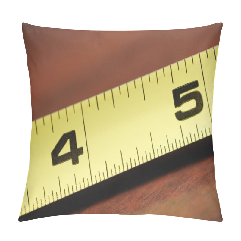 Personality  Yellow And Black Tape Measure Pillow Covers