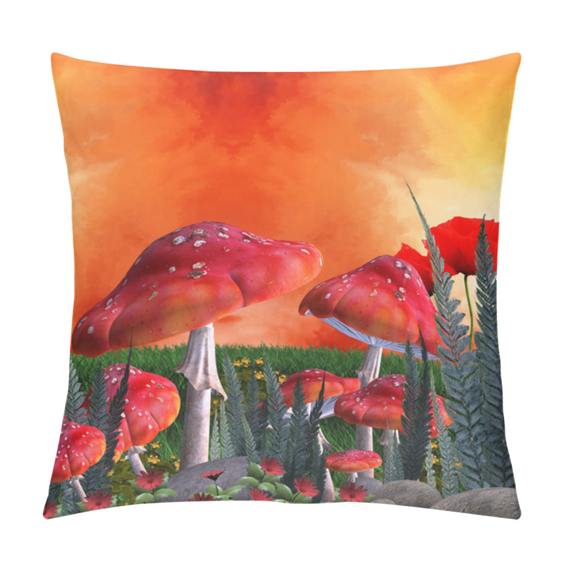 Personality  Mushrooms Place Pillow Covers