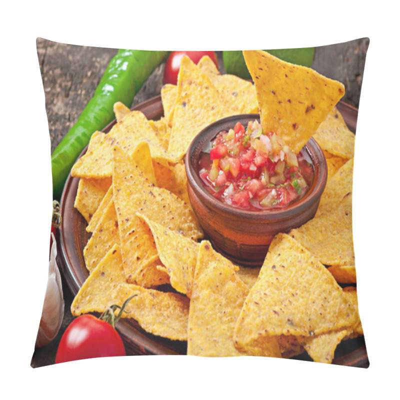 Personality  Mexican Nacho Chips Pillow Covers