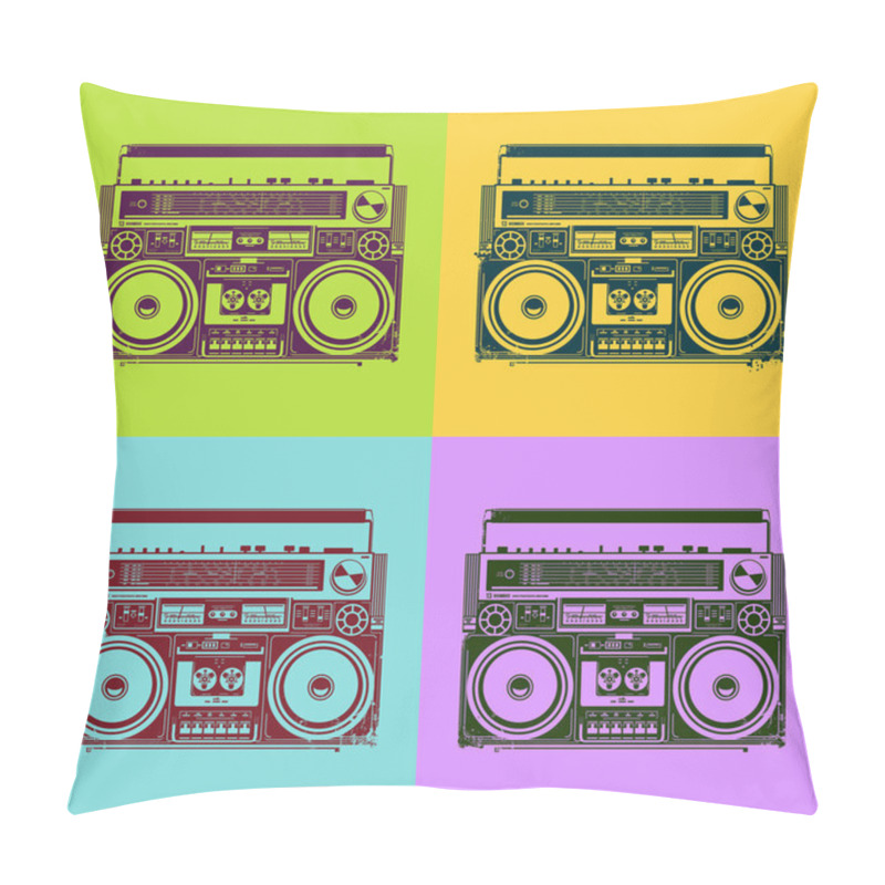 Personality  Hand Drawn Reel Recorder Pillow Covers