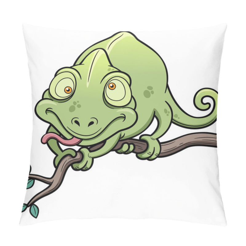 Personality  Cartoon Chameleon Pillow Covers