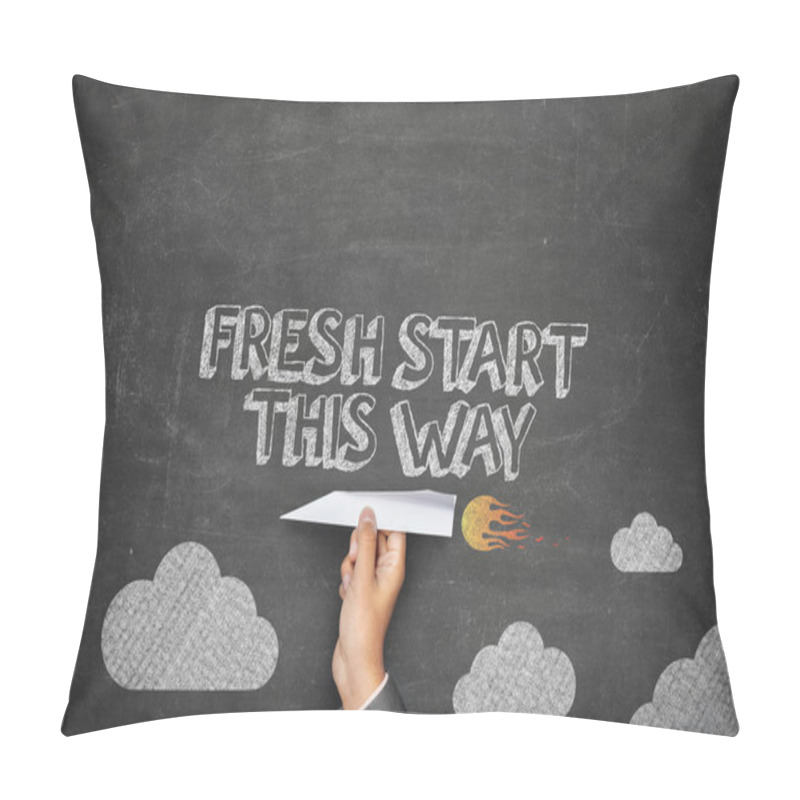 Personality  Fresh Start This Way Concept Pillow Covers