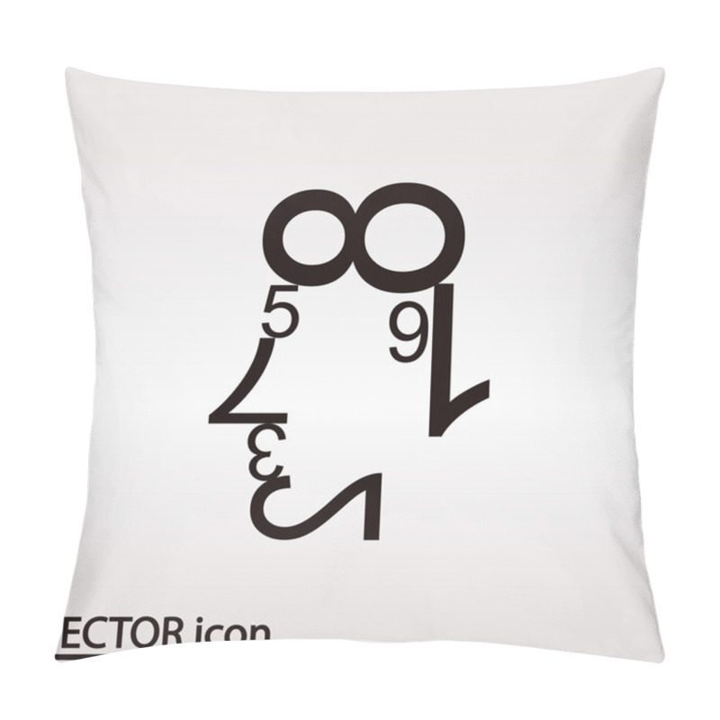 Personality  Human Face Of The Data Figures Pillow Covers