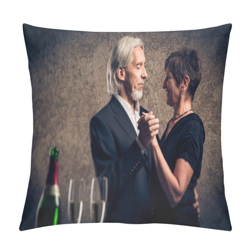 Personality  Senior Married Couple Dancing Pillow Covers