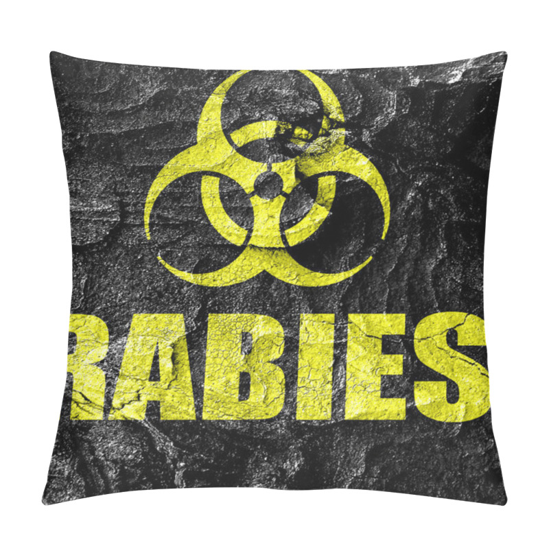 Personality  Rabies Virus Concept Background Pillow Covers