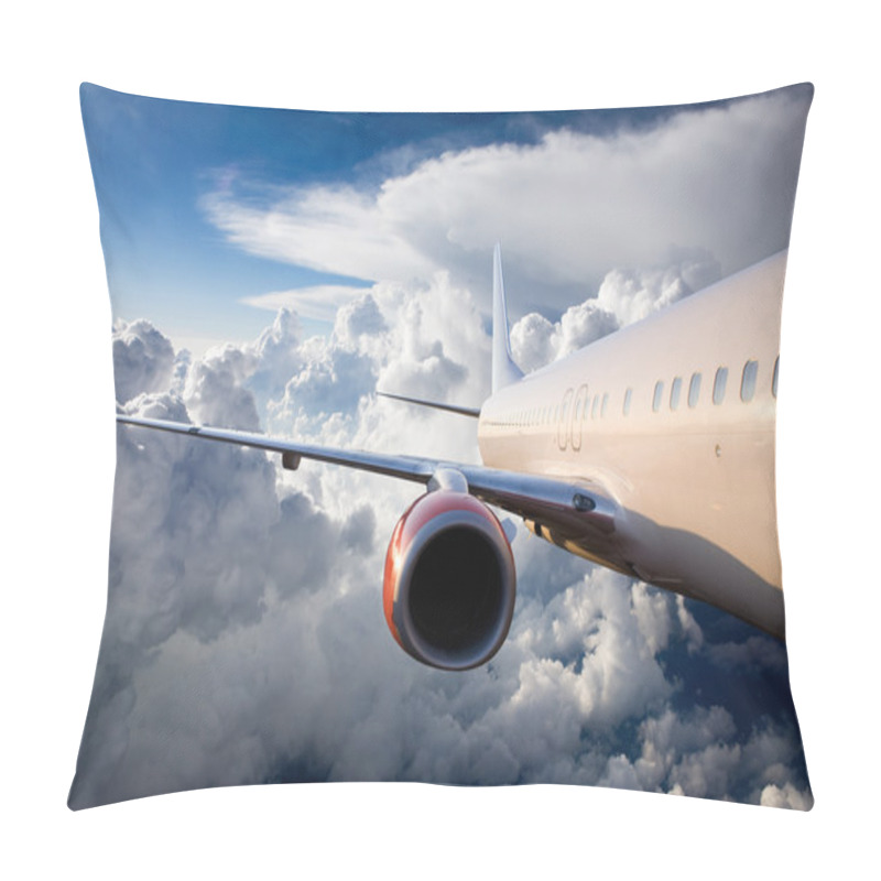 Personality  Airplane In Sky Pillow Covers