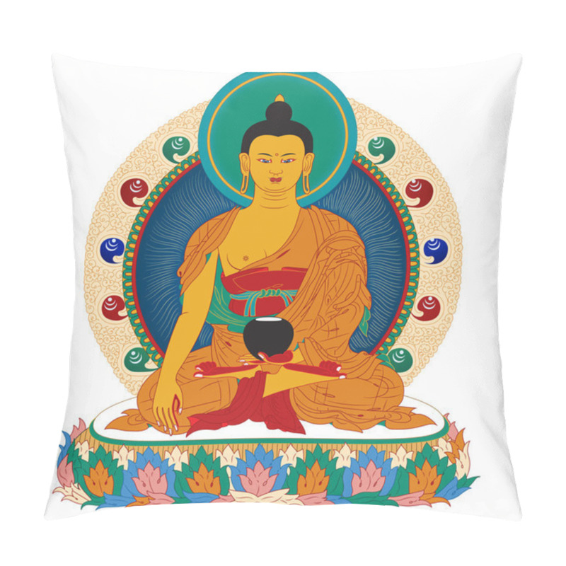 Personality  Buddha With Meditation Pillow Covers