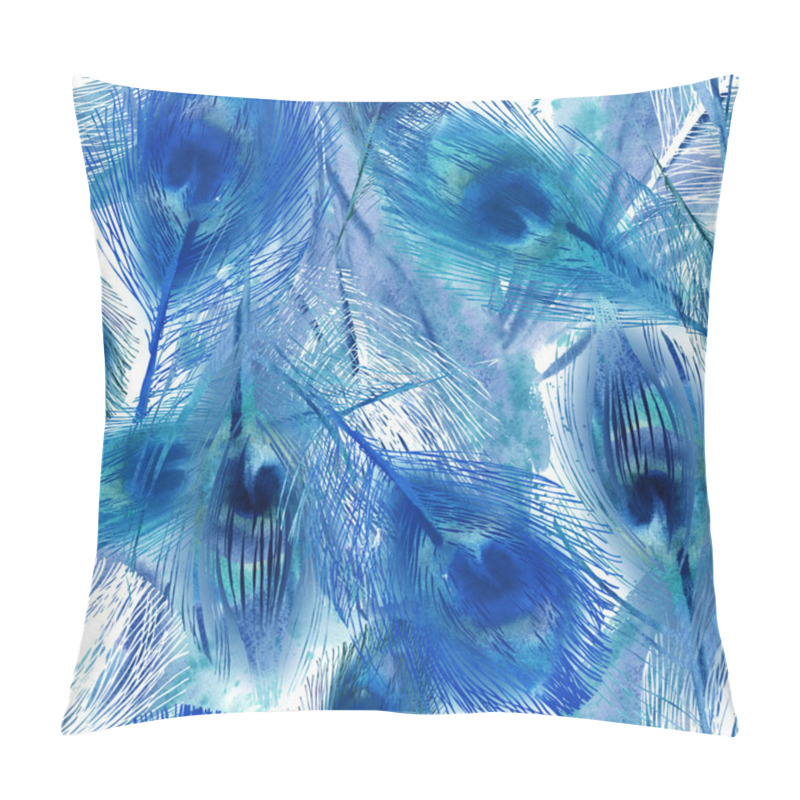 Personality  Feather Seamless Pattern Pillow Covers