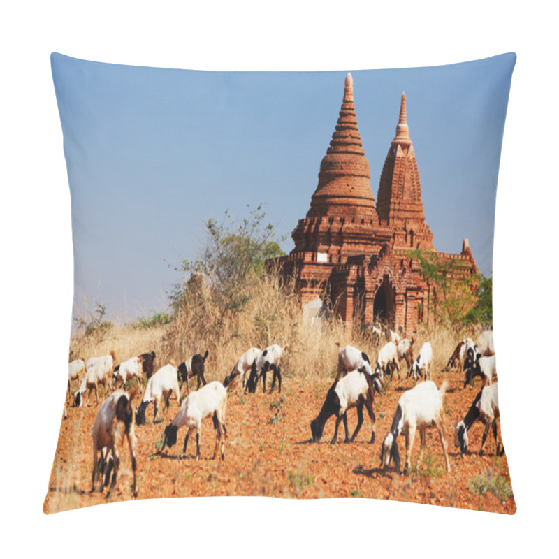 Personality  Ancient Pagodas In Bagan, Myanmar Pillow Covers