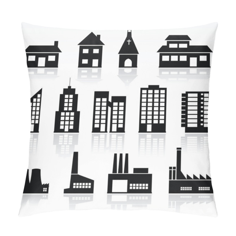 Personality  Buildings Pillow Covers