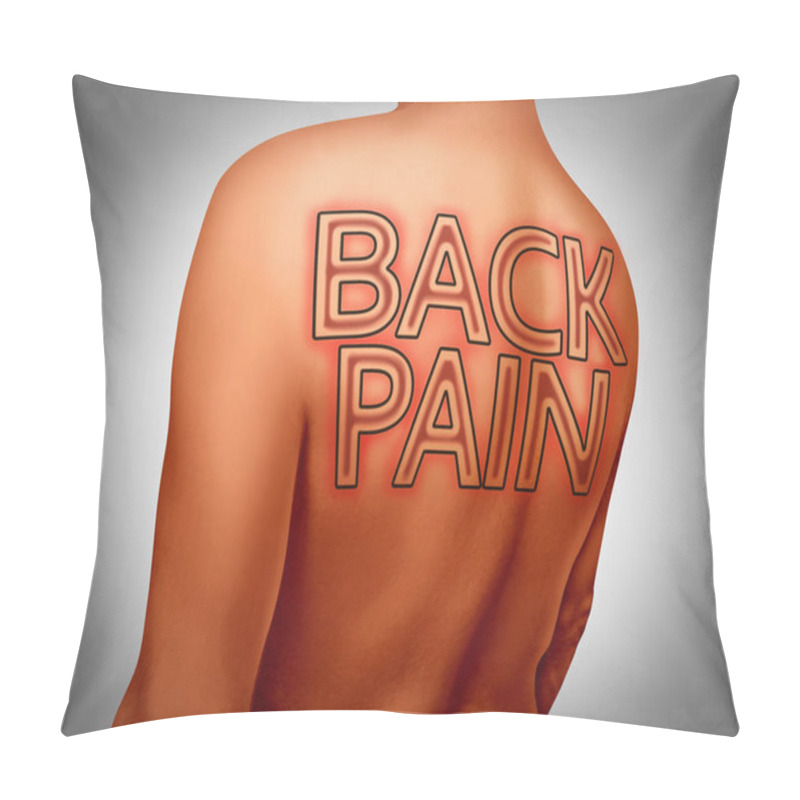 Personality  Back Pain Symbol Pillow Covers