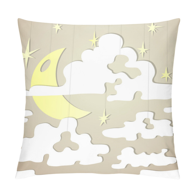 Personality  Vector Background With Night Sky. Pillow Covers