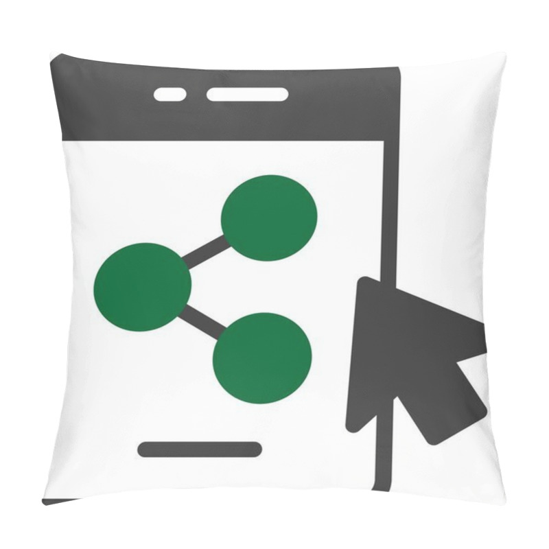 Personality  Interface Icon, Vector Illustration Pillow Covers