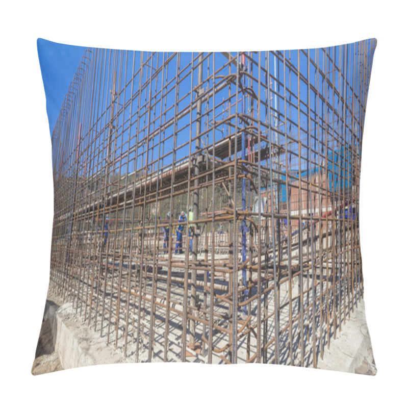 Personality  Construction Steel Wire Rods Framework Building Pillow Covers