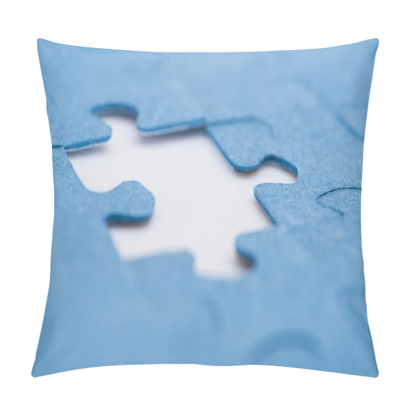 Personality  Place For One Missing Puzzle, Business Concept Pillow Covers