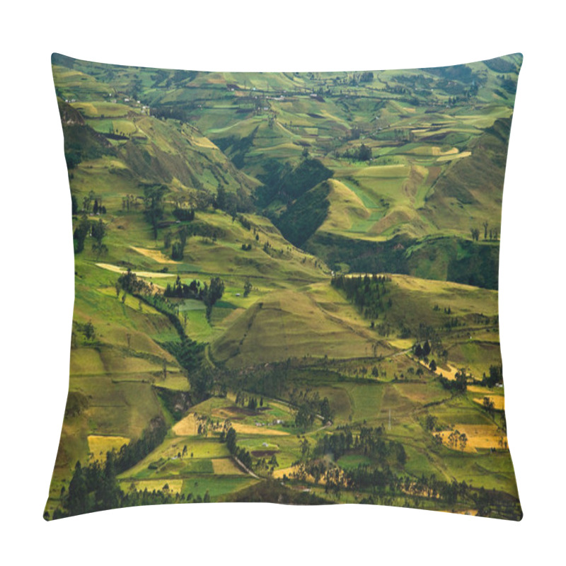 Personality  Beautiful Andean City Of Canar In Azogues Ecuador Pillow Covers