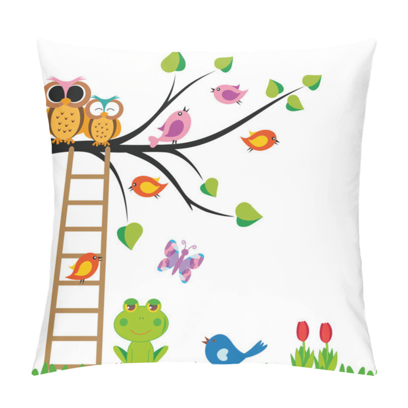 Personality  Funny Kids Background Pillow Covers