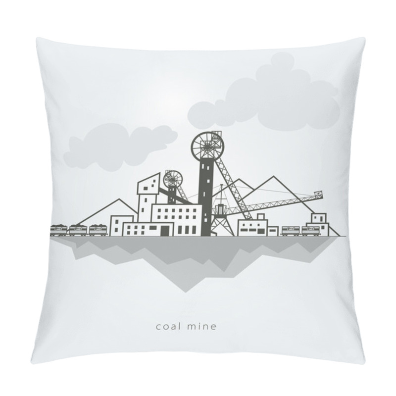 Personality  Coal Mine Pillow Covers