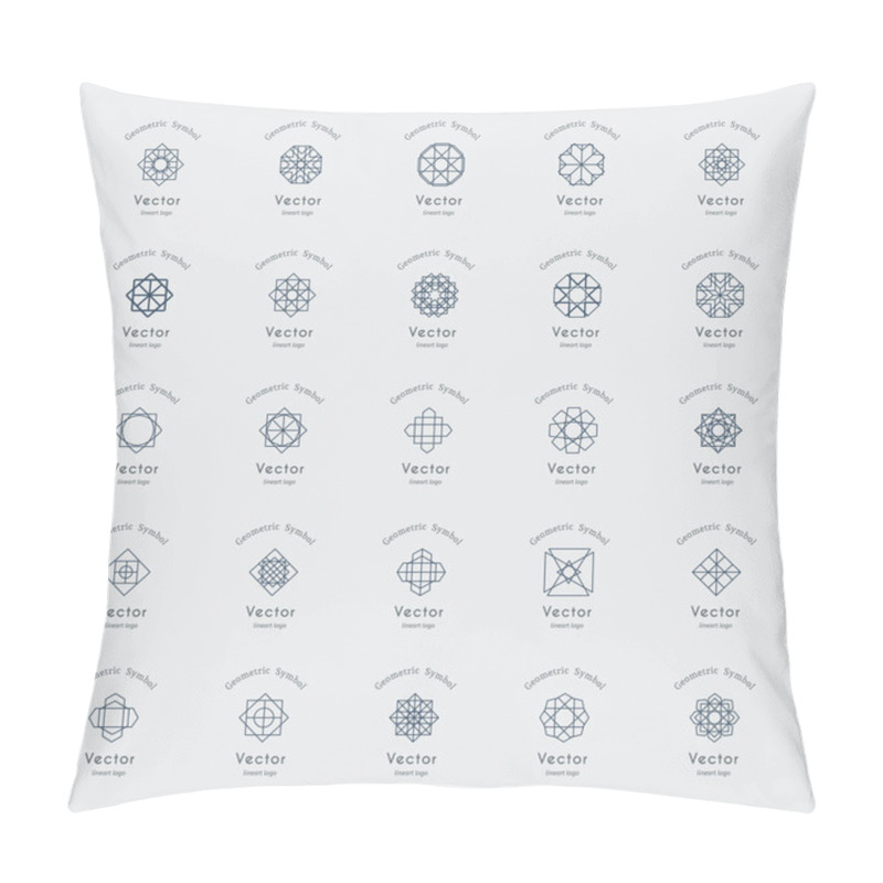 Personality  Vector Geometric Symbols Pillow Covers