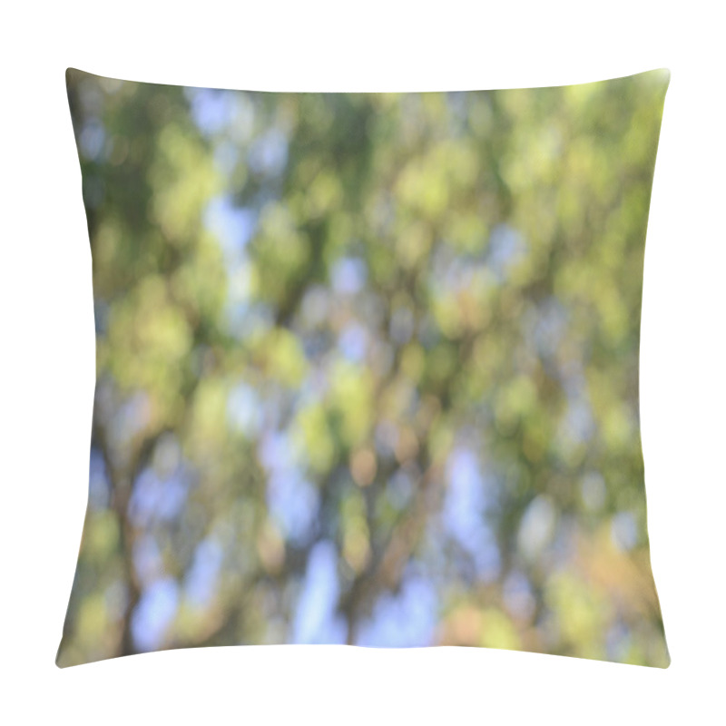 Personality  Blurred Tree Branch Background Pillow Covers