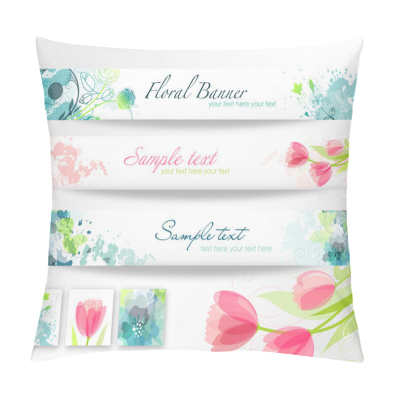 Personality  Beautiful Floral Headers Pillow Covers