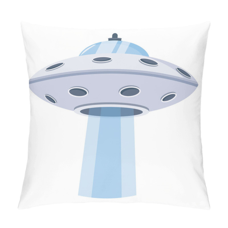 Personality  Space Ufo Icon, Cartoon Style  Pillow Covers