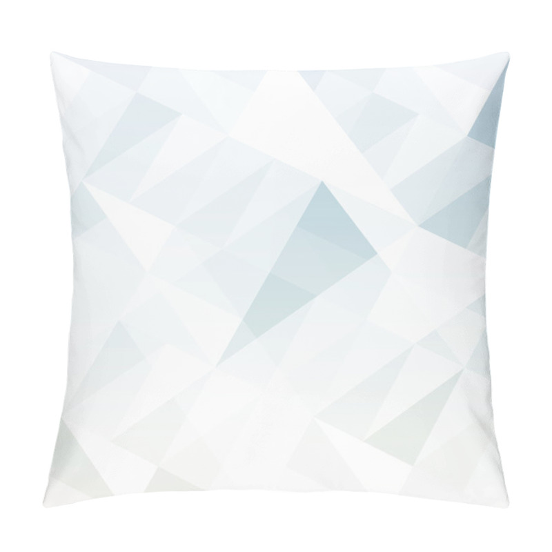 Personality  Abstract Background With Triangles. Vector. Pillow Covers