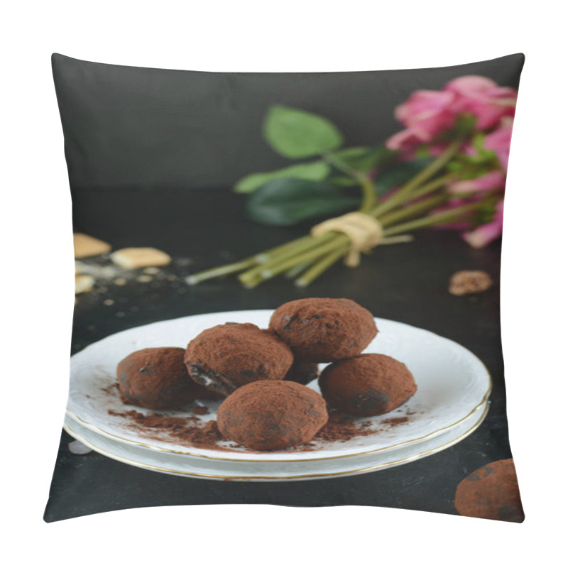 Personality  Delicious Homemade Candies  On The Table Pillow Covers