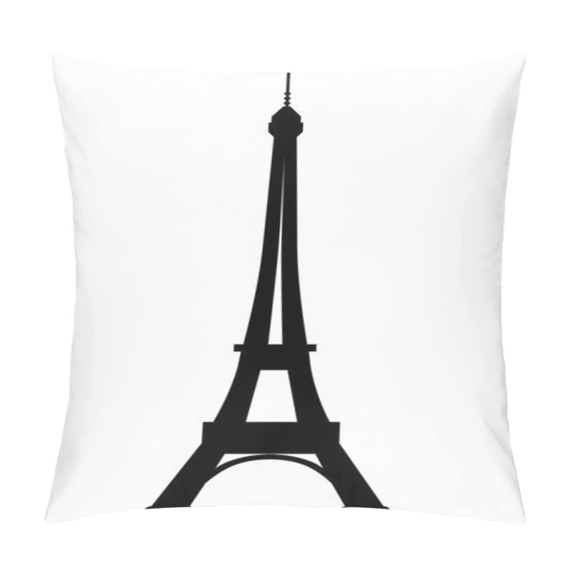 Personality  Eiffel Tower Vector Illustration Pillow Covers