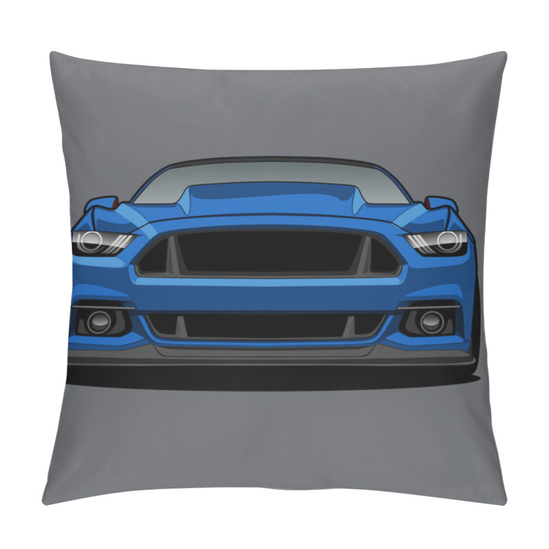 Personality  Car Vector Illustration For Conceptual Design Pillow Covers