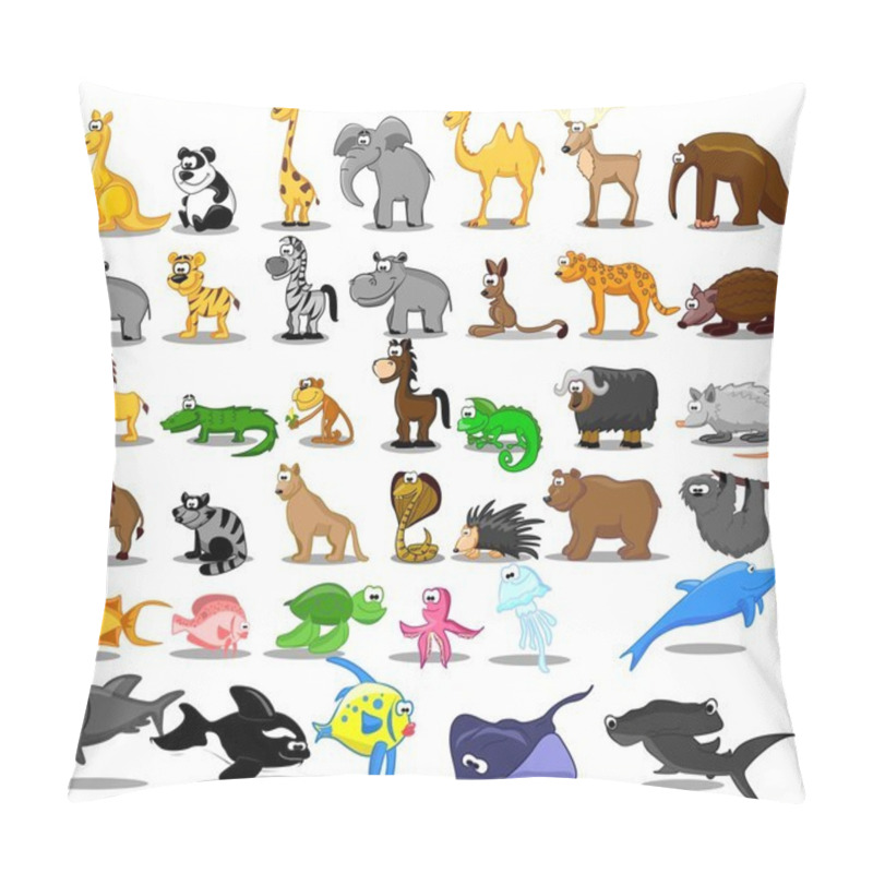 Personality  Extra Large Set Of Animals Pillow Covers