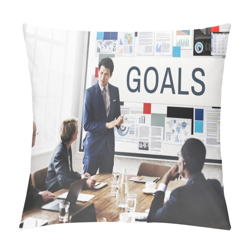 Personality  Business Team Working In Office Pillow Covers