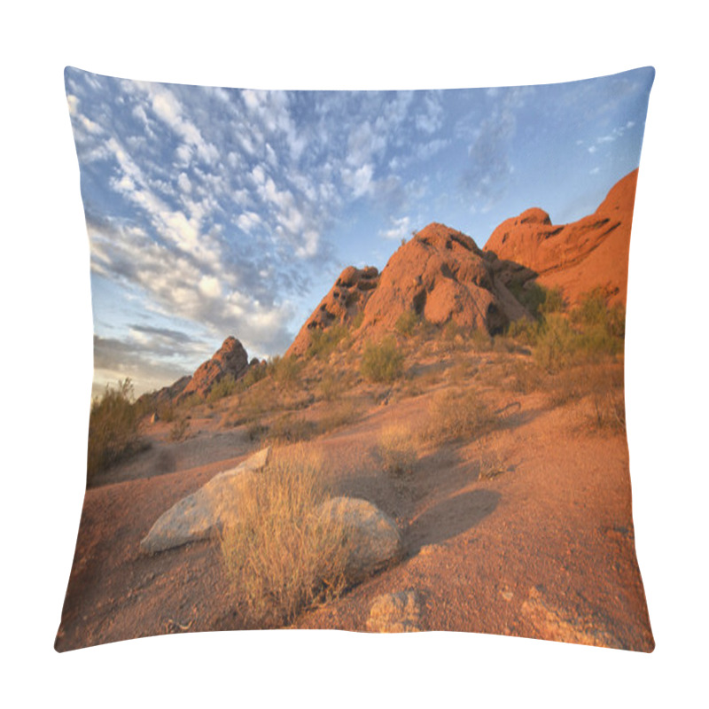 Personality  Beautiful Desert Landscape And Mountain Buttes Pillow Covers