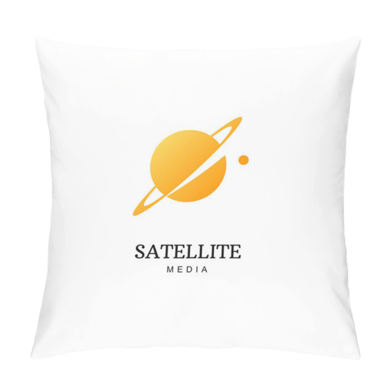 Personality  Orange Planet Logo Pillow Covers