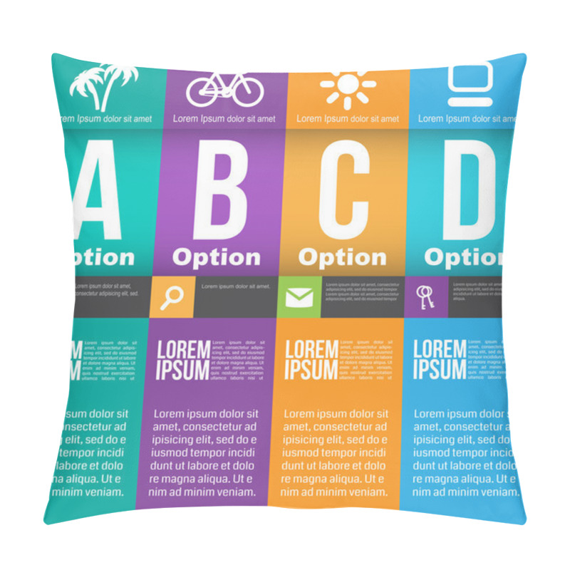 Personality  Numbered Banners Pillow Covers